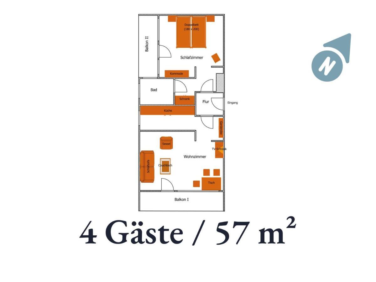 Grosse Moderne Ferienwohnung In Bester Bodenseelage L 1 Minute Zum Bodensee L 2 Zimmer L Vollausgestattete Kueche L Sonnenbalkon L Wlan L Willkommen Im Apartment Guettingen Radolfzell am Bodensee Buitenkant foto